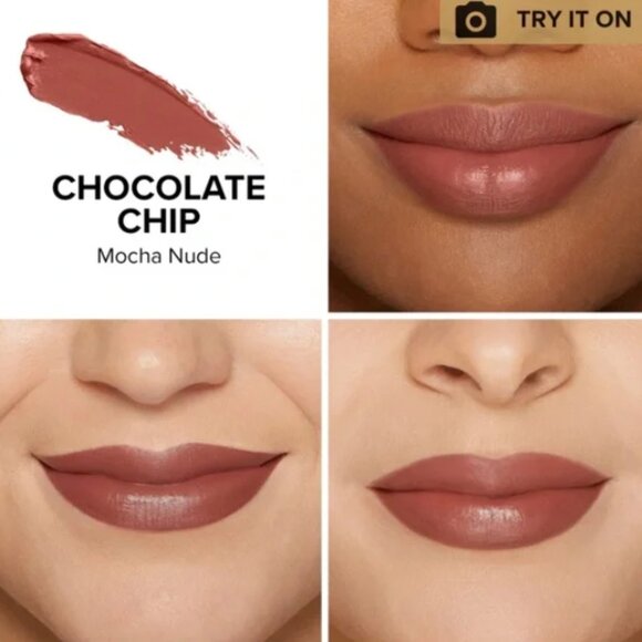 Too Faced Cocoa Bold Em-power Pigment Cream Lipstick - Chocolate Chip - Picture 4 of 5
